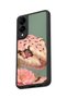 Samsung Galaxy S25 Edge Compatible Pink Snake Pattern Shockproof Case with Camera Protection - 5