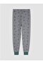 Children's Pajama Set Long Sleeved Printed Top and Patterned Long Bottom Comfortable Home Wear Set W6P646C4 - 5
