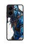 حافظة مقاومة للصدمات متوافقة مع Redmi A5 مع نمط Alien Warrior وحماية للكاميرا