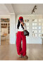 Red Patch Painted Bargel Trousers - 4158 - 2