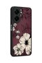 Redmi A5 Compatible Vintage Flowers Patterned Shockproof Case with Camera Protection - 2