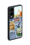 Samsung Galaxy S25 Edge Compatible Ankara Castle Patterned Shockproof Case with Camera Protection - 4
