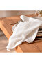 Napkin Set of 6 Glittered 100% Cotton White/Glittered 45X45 White/Glittered - 3