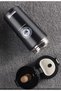 Stainless Steel Thermal Travel Mug 380ml – Insulated Coffee Cup, Black F-2 - 3
