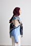Monolith Pattern Shoulder Shawl - 5