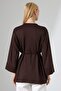 Women's Modal Belted Wide Sleeve Tunic - 8