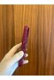 iPhone 13/14 Star Leopard Printed Velvet Inside Launch Silicone Phone Case (Burgundy Color) - 4