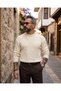 Men's Cavallo Old Money Hair Knit Crew Neck Sweater - 4