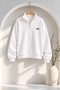 New Season 3-Thread Combed Cotton Premium Fabric Ala Printed Zippered Sweatshirt - 3