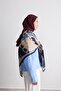 Monolith Pattern Shoulder Shawl - 4