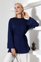 Women's Modal Belted Wide Sleeve Tunic - 6