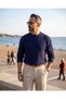Men's Cavallo Old Money Hair Knit Crew Neck Sweater - 2