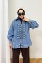 Buttoned Denim Jacket 3-0725 - 4