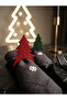 12-Piece Luxury Felt Pine Tree Table Tableware Presentation Set Christmas Themed Decorative Table Presentation Accessory - 6