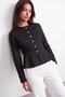 Buttoned jacket with flared waist - 4