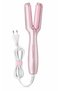 Pink Double Barrel Hair Waver, Adjustable Multi Temp Ceramic Hair Curler, Wavy Volumizing Styling Iron, Home Hair Styling Tool - 6