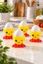 Cute Designed Chick Egg Cups - Adds Joy to Your Breakfast Table Bpa Free - 4 Pieces - 5
