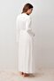 Long Sleeve Lycra Viscose Maternity Dressing Gown Nightgown Set - 8