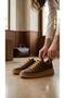 605 brown genuine leather daily shoes - 3