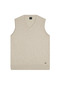 Men's V-Neck Stone Sweater Cotton Knitwear Rice Patterned Steel Knit Classic Pattern - 5410H - 2