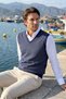 Men's Micro Dot Patterned Parliament Sweater Steel Knit Classic Fit - 5442H - 3