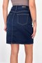 Blue Black Women's Regular Fit High Waist Mid-Length Lycra Denim Jeans Skirt Ali̇ce-4010 - 7