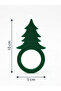 12-Piece Luxury Felt Pine Tree Table Tableware Presentation Set Christmas Themed Decorative Table Presentation Accessory - 7