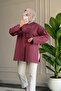 6681 - Comfortable, Loose-Fitting 2-Thread Buttoned Women's Shirt - 2