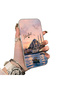 Poco F7 5g Compatible Silicone Edge Hard Back Case Istanbul Patterned Couple Phone Case