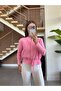 Tricoted Cardigan with Waist Ties and Buttons