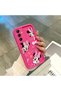 Samsung Galaxy A14 4G/5G Compatible Pink Red Silicone Case Shockproof Camera Protection Minnie and Bow Pattern - 4