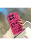 Mi 15t Compatible Pink Red Silicone Case Shockproof Camera Protection Graffiti Pattern - 4