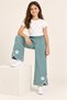 Joi Store Girls' Wide-Leg Sweatpants with Floral Appliques and Pompom Detail - 3