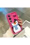 Vivo Y19S 4G/Y19S Pro Compatible Pink Red Silicone Case Shockproof Camera Protection Penguin Pattern - 4