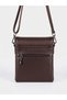 Genuine Leather Multi-Compartment Men's Shoulder Bag - 4