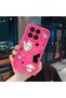 Mi 15 Compatible Pink Red Silicone Case Shockproof Camera Protection Cat and Star Pattern - 3