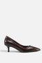 Taly women's black short heeled stiletto a003-k601 - 7