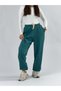 Adjustable leg regular green women's jogger pants coc3485