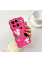 Mi 15 Compatible Pink Red Silicone Case Shockproof Camera Protection Cat and Star Pattern - 2