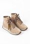 Badi Premium Beige Suede Lace-Up Women's Sports Boots