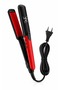 Red Black Wide Plate Hair Straightener, Adjustable Multi-Temp Ceramic Flat Iron, 2 in 1 Straightener & Curler, Home Hair Styling Tool - 7