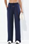 Modal Touch Basic Sweatshirt & Wide Leg Pants Two-Piece Set - 4