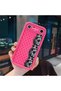 حافظة سيليكون وردية حمراء متوافقة مع هاتف Tecno Pova Slim، مقاومة للصدمات، حماية للكاميرا، نمط دانتيل منقط - 3