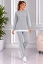 White Skirt Detailed Embroidered Young People's Tracksuit Set