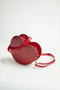 Girl's Heart-Shaped Red Crossbody Bag - 2