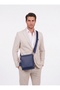 Genuine Leather Multi-Compartment Men's Shoulder Bag