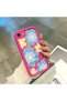 iPhone 7/8/Se 2020 2022 Compatible Pink Red Silicone Case Shockproof Camera Protection Flower Pattern - 5