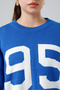 Number Detailed Spanish Sleeve Knitwear Crop Sweater - 2