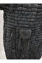 Plus Size Quilted Patterned Double Hooded Ribbed Sleeve Women's Coat - 5