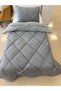 Single Double-Sided Plush Welsoft Pufidik Quilt Set (Quilt + 1 Pillowcase) - 5